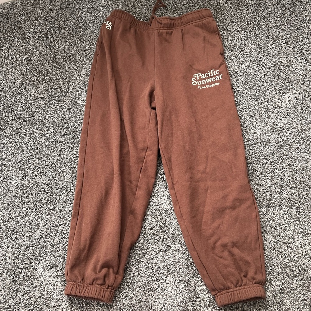 brown medium sweat pants